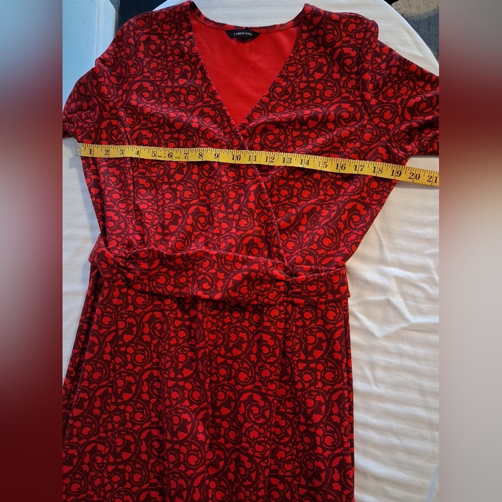 Red Patterned Dress - Picture 8 of 12